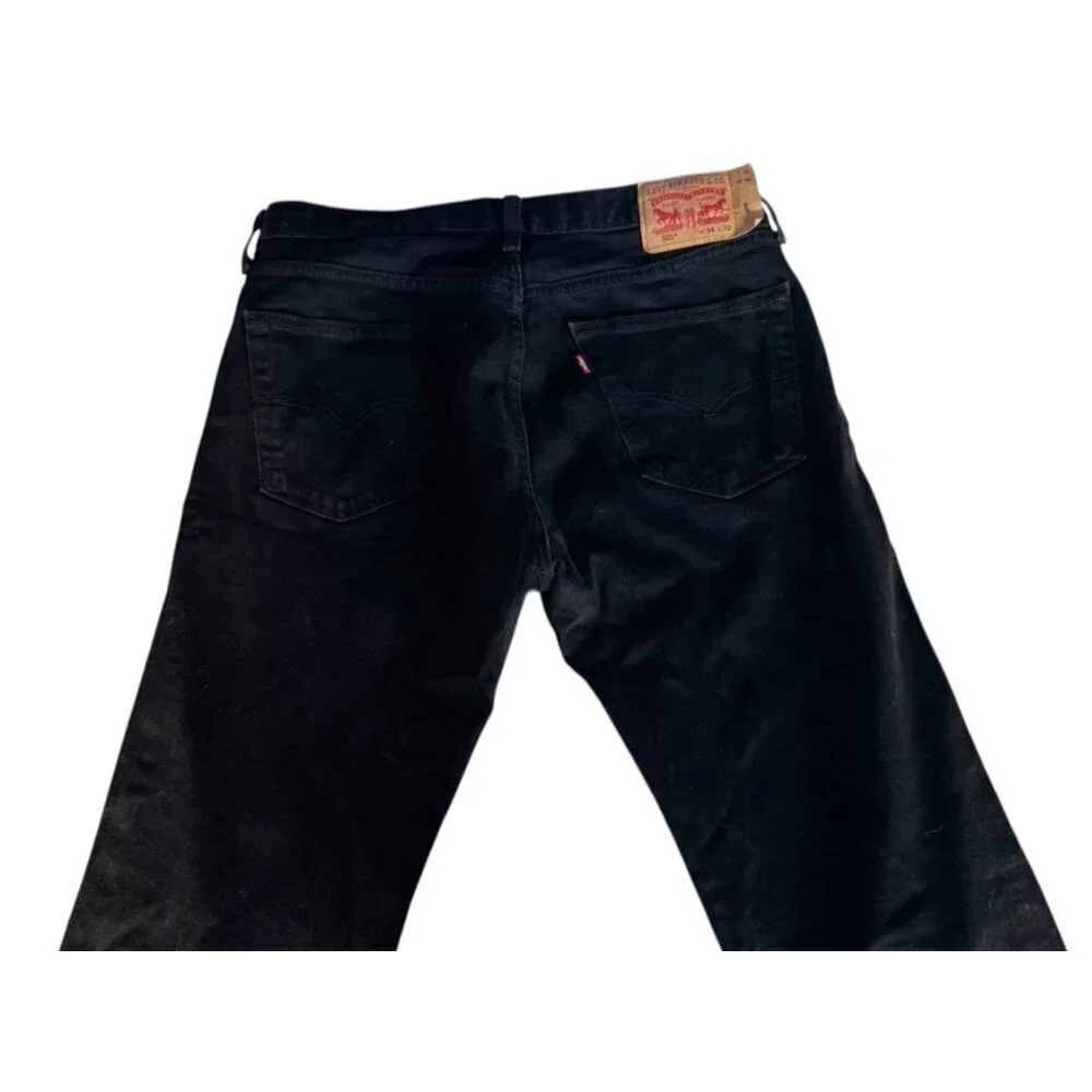 Levi’s 501 Men Size 34x32 (31) Black Regular Fit Straight Leg Button Fly Jeans